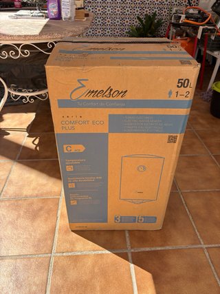 Termo Eléctrico Agua Emelson Beige