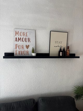 Estante pared Ikea negro