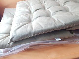 Juego 4 Cojines Asiento Brandsseller Beige