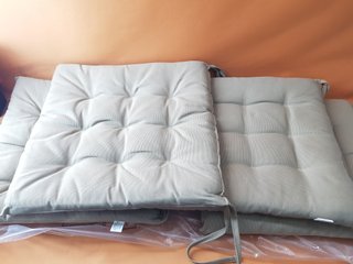 Juego 4 Cojines Asiento Brandsseller Beige