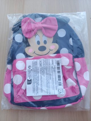 Mochila Minnie lunares rosa