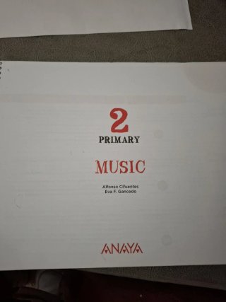 Libro Música 2 Primaria Anaya
