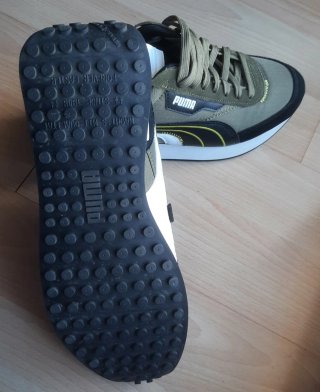 Zapatillas Puma Future Rider Verde y Negro