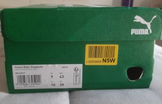 Zapatillas Puma Future Rider Verde y Negro