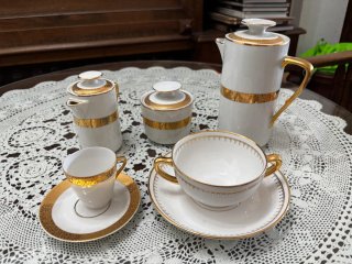 Juego de café porcelana Limoges