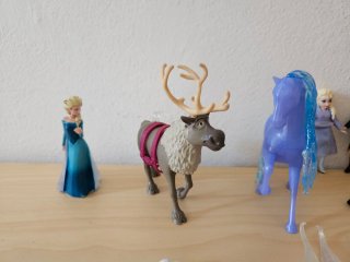 Muñecos Frozen: Elsa, Anna, Kristoff, Sven y Olaf