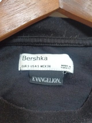 Evangelion x Bershka Camiseta S Rei Ayanami Anime