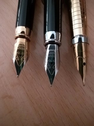 3 penne stilografiche