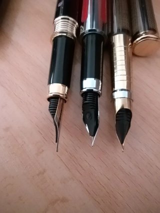 3 penne stilografiche
