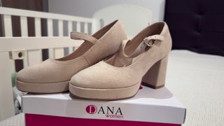 Zapatos de tacón ancho