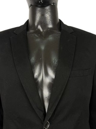 Blazer Burton Menswear London Uomo L Nero Cotone