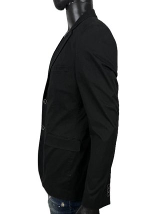 Blazer Burton Menswear London Uomo L Nero Cotone