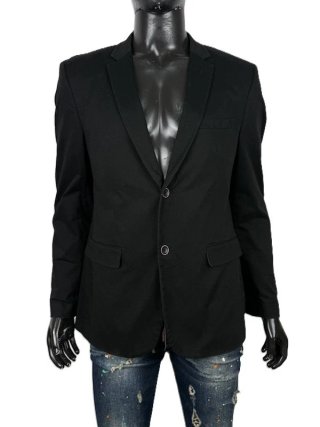 Blazer Burton Menswear London Uomo L Nero Cotone