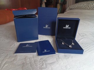 Conjunto Swarovski Collar y Pendientes