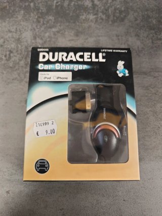 Cargador Coche Duracell iPhone iPod