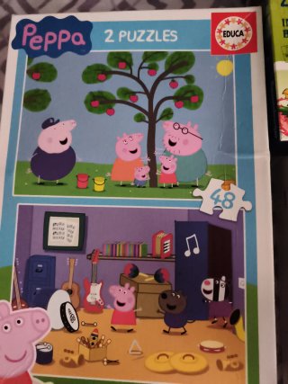 Puzzles Peppa Pig, super zings y carrera de tortug