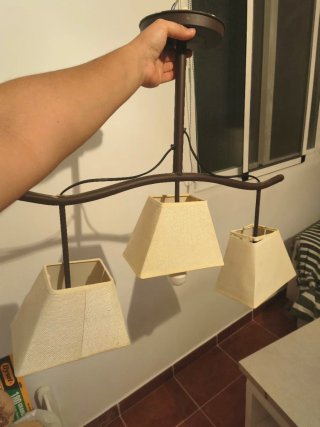 Lámpara de techo 3 luces