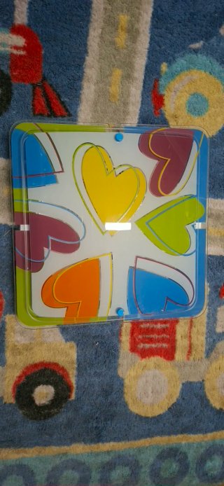 Lampara Plafon colores