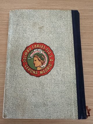 El primer manuscrito. Año 1950.