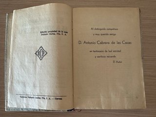 El primer manuscrito. Año 1950.