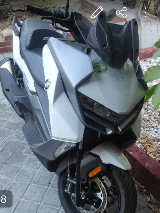 BMW C 400 GT Scooter Gris/Blanco