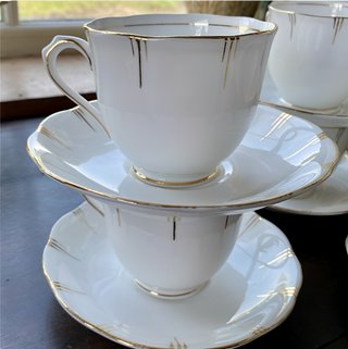 Servicio té Vajilla Crow China Royal Albert 1930