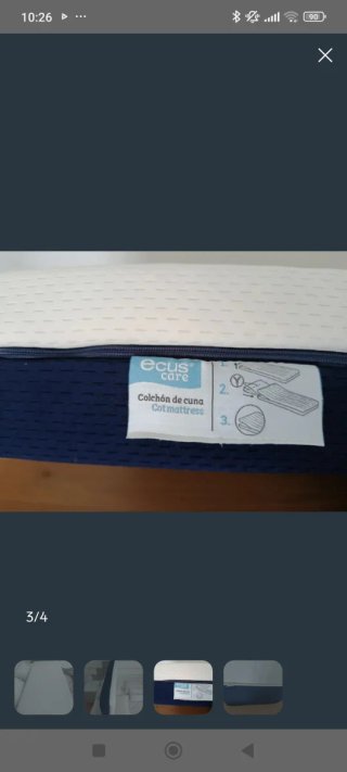Colchón cuna Ecus plagiocefalea