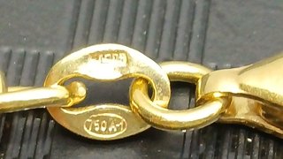CADENA DE ORO 18K CON DOBLE ESLABON TRENZADO 21.55