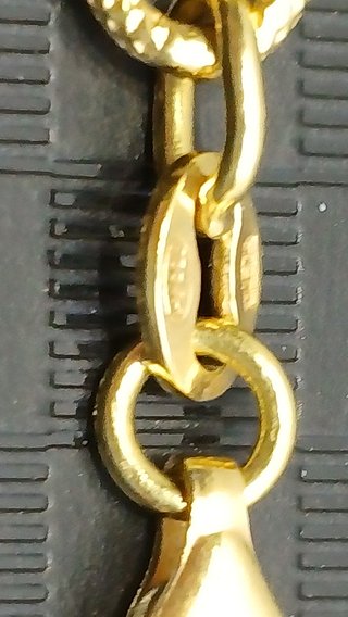 CADENA DE ORO 18K CON DOBLE ESLABON TRENZADO 21.55