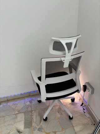 Silla de escritorio gamer negra