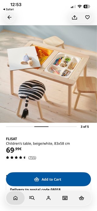 Mesa infantil IKEA FLISAT