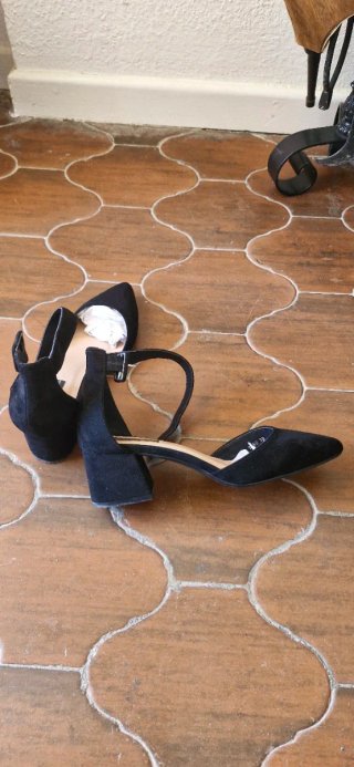 Zapatos Antelina Negros Talla 38