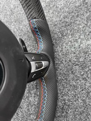 VOLANTE BMW M PERSONALIZADO | CARBONO | AIRBAG