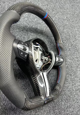 VOLANTE BMW M PERSONALIZADO | CARBONO | AIRBAG