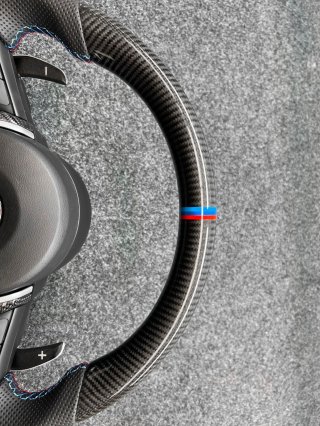 VOLANTE BMW M PERSONALIZADO | CARBONO | AIRBAG