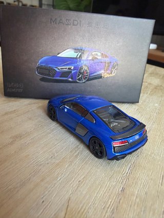 Audi R8 1/64 Azul Masdi