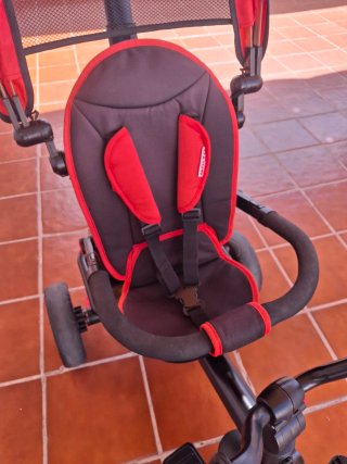 Triciclo Evolutivo Molto Rojo y Negro
