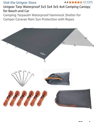 Tarp Unigear impermeable
