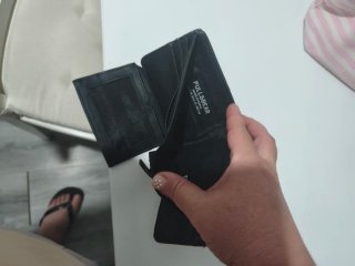 Cartera Pull&Bear negra hombre