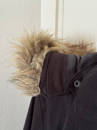 Chaqueta Invierno Quechua Mujer Negra
