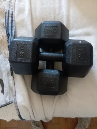 Par Mancuernas Hexagonales 8 Kg