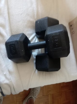Par Mancuernas Hexagonales 8 Kg