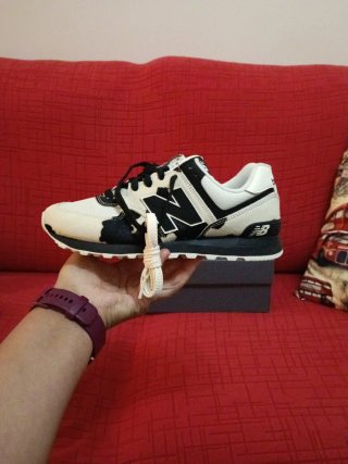 Zapatillas New Balance Vaca Blanco y Negr.no envio