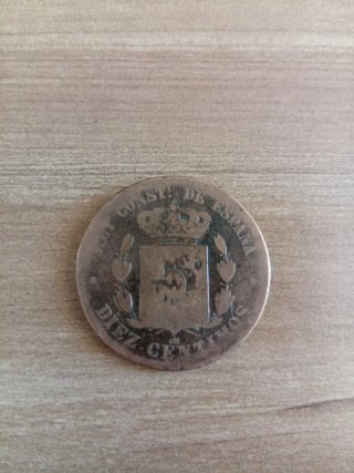 Lote 11 MONEDAS ANTIGUAS Cobre Siglo XIX