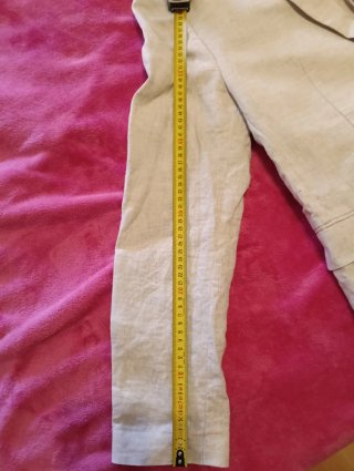 Americana de lino beige Talla L
