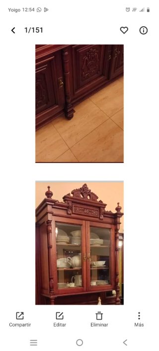 Mueble de madera estilo Rondeño.Medidas no son exa