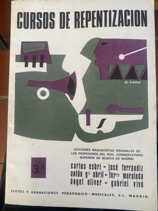 Libro Cursos de Repentización Música Madrid