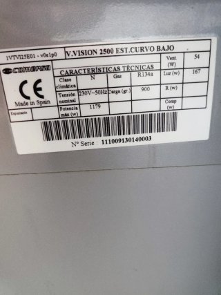 Vitrina Refrigerada Carnicería