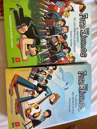 Libros de los futbolisimos 1 y 7, los dos por 15€