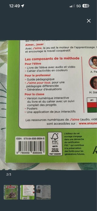 Libro francés